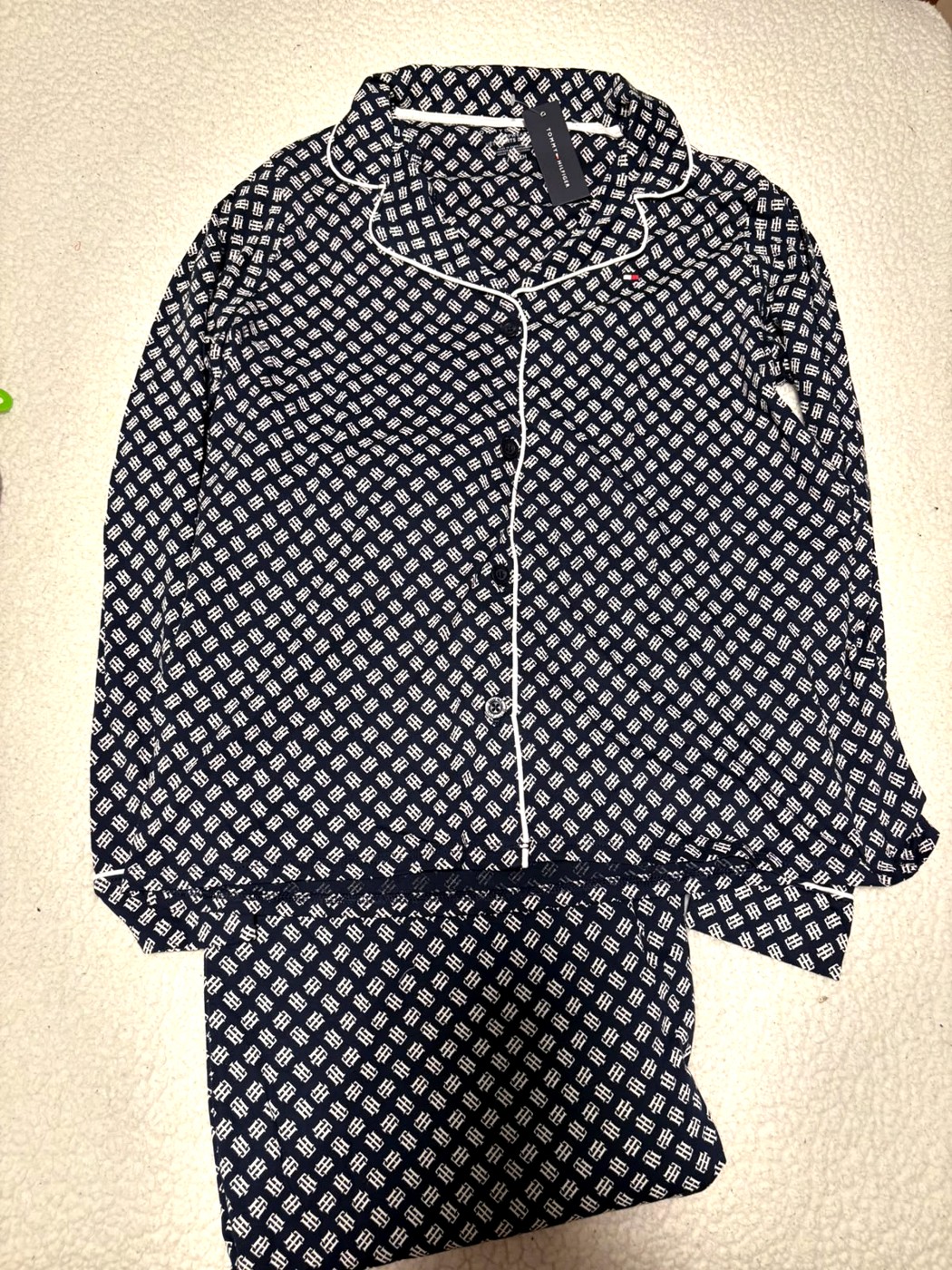 Pijama Tommy Hilfiger Azul Estampada