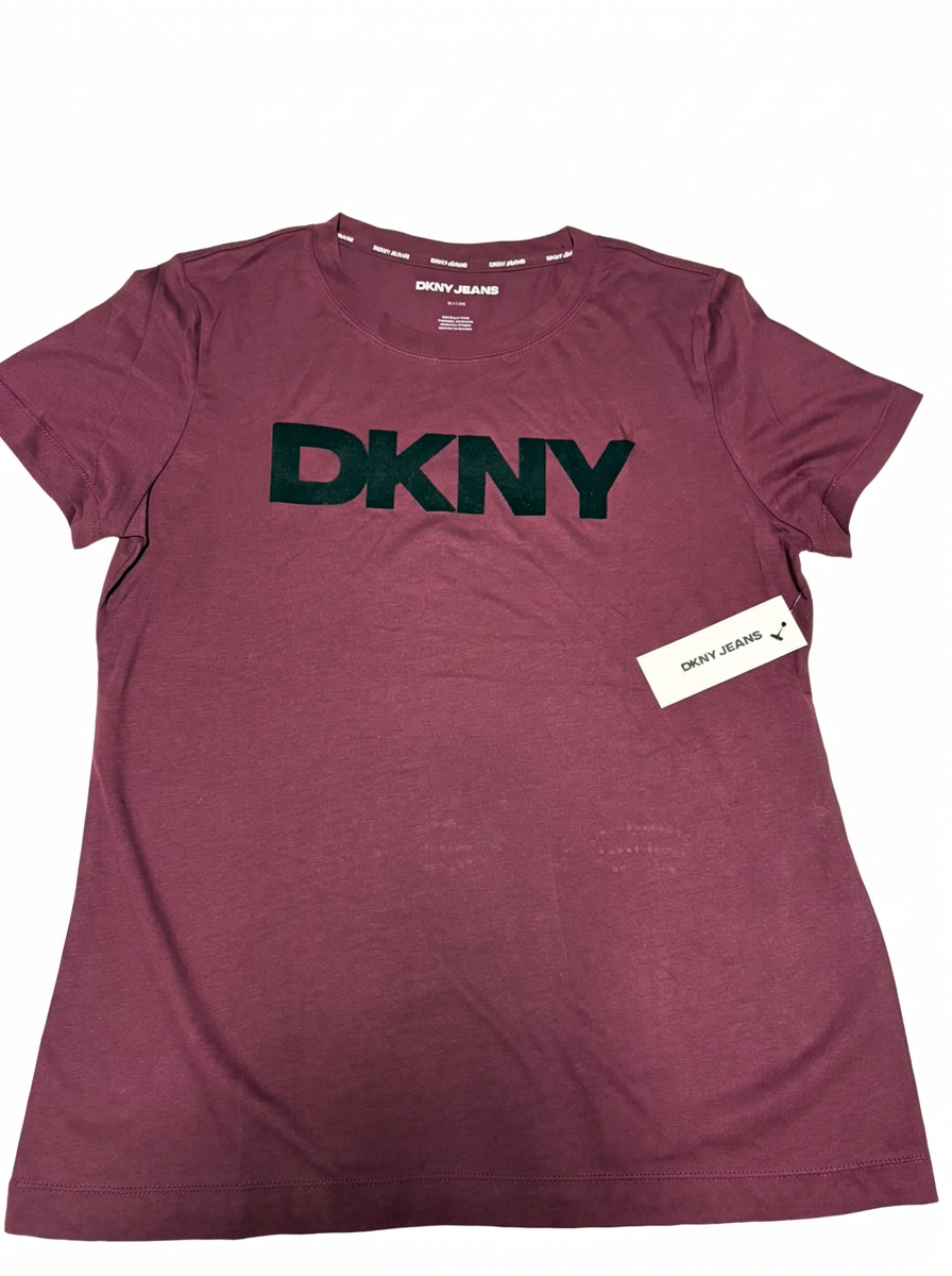 Polo DKNY Jeans Guinda