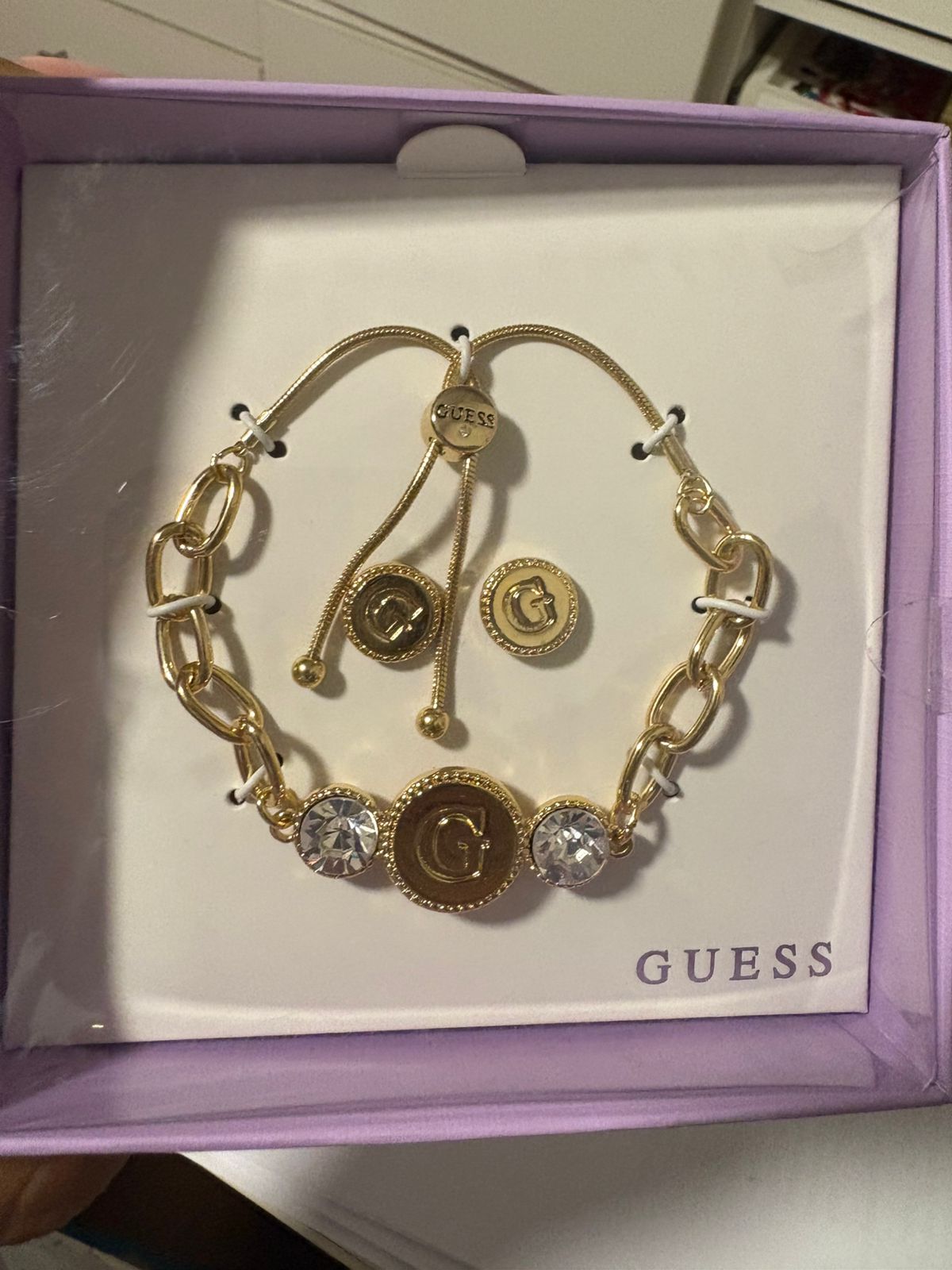 Guess Pulsera Ajustable G-Logo