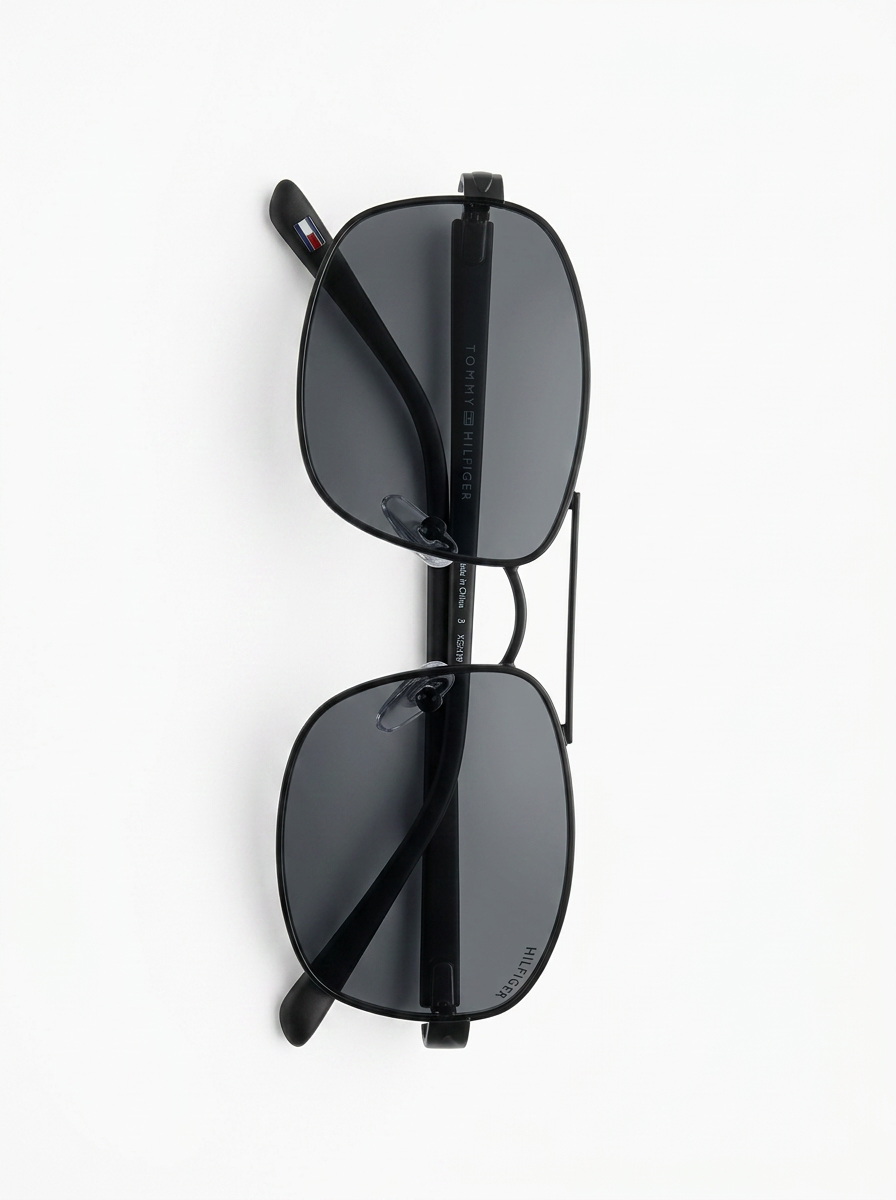 Tommy Hilfiger Metal Rectangle Black