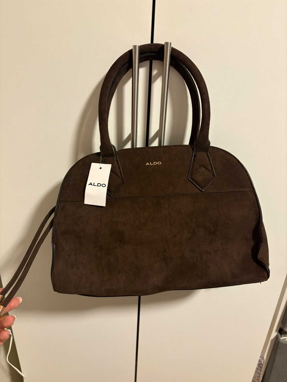 ALDO Bowler Suede Brown