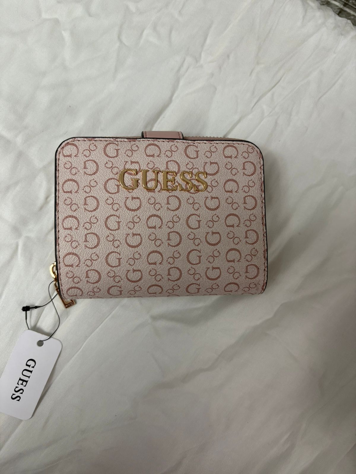 Guess Mini Wallet Logo Pink