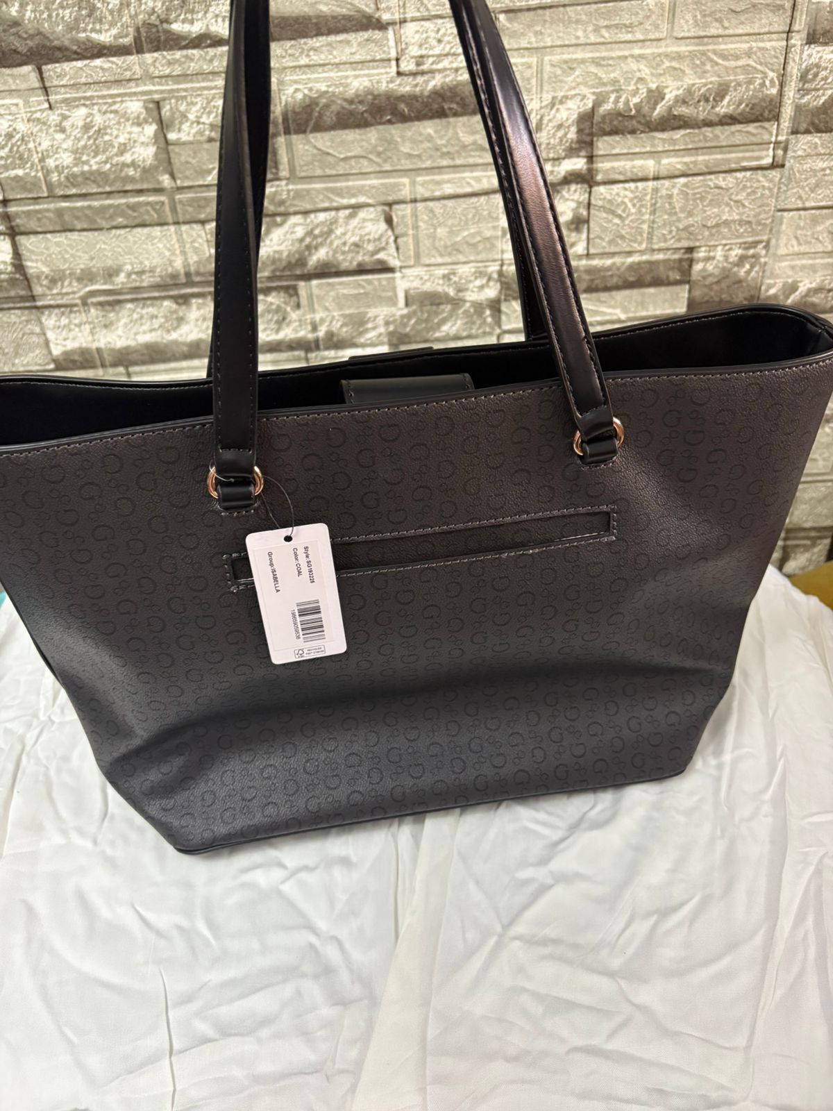 Guess Isabella Tote Coal