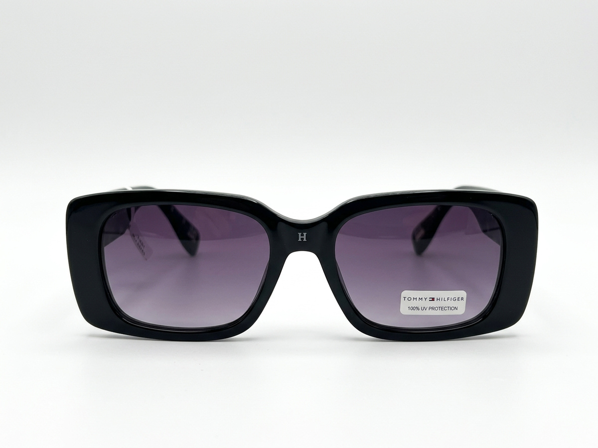 Tommy Hilfiger Rectangular Negro Logo TH