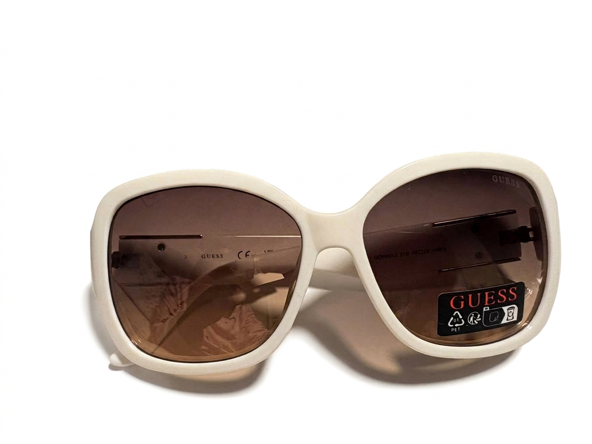 Guess Blanco Grande Placas GUESS