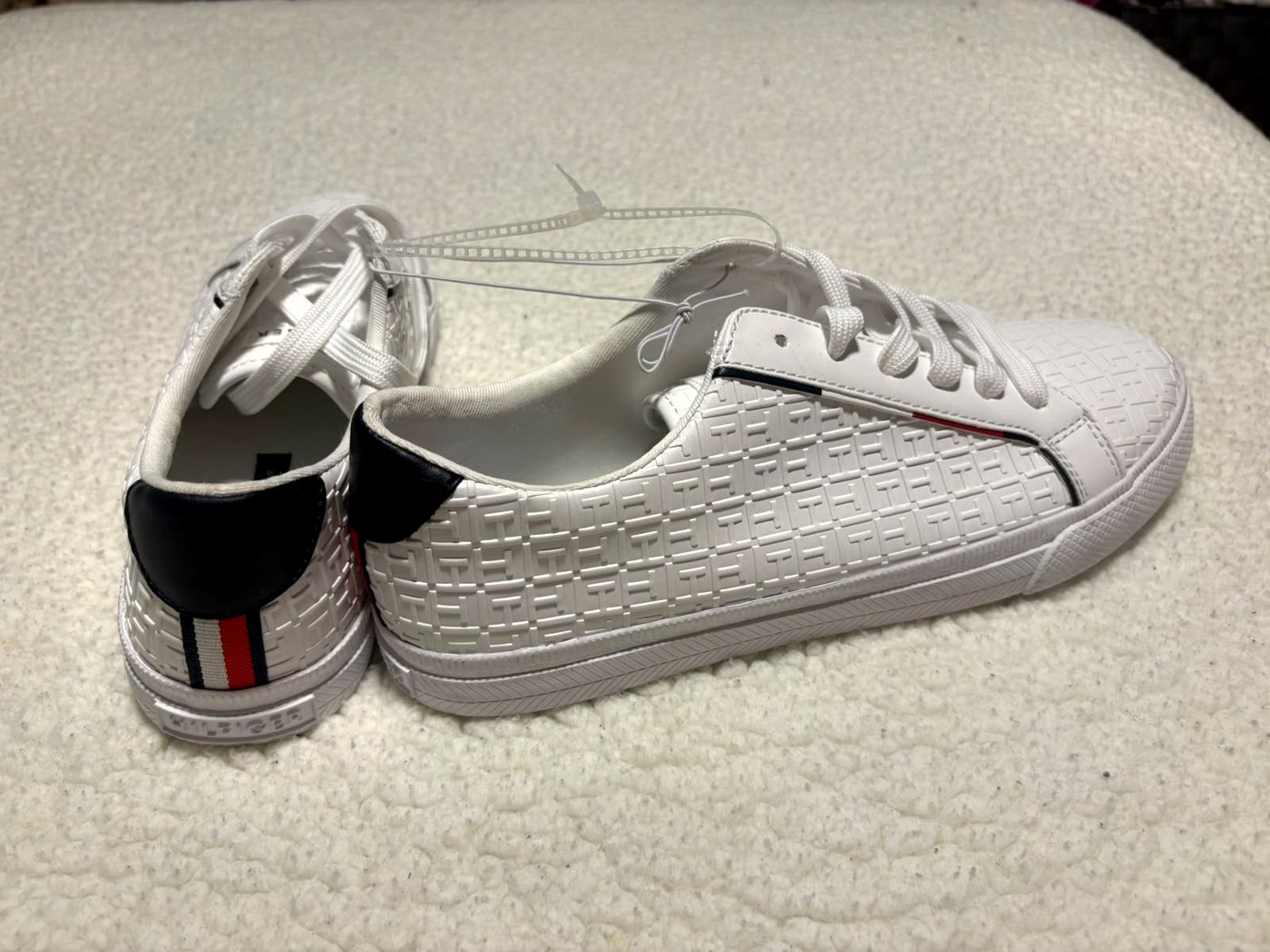 Zapatillas Tommy Hilfiger Blancas Texturizadas
