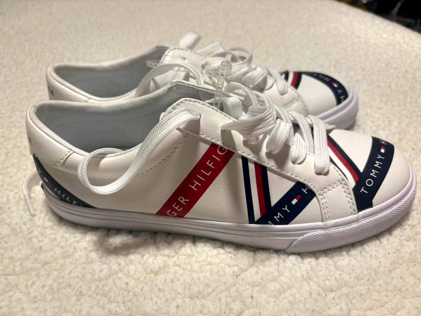 Zapatillas Tommy Hilfiger Blancas con Franjas