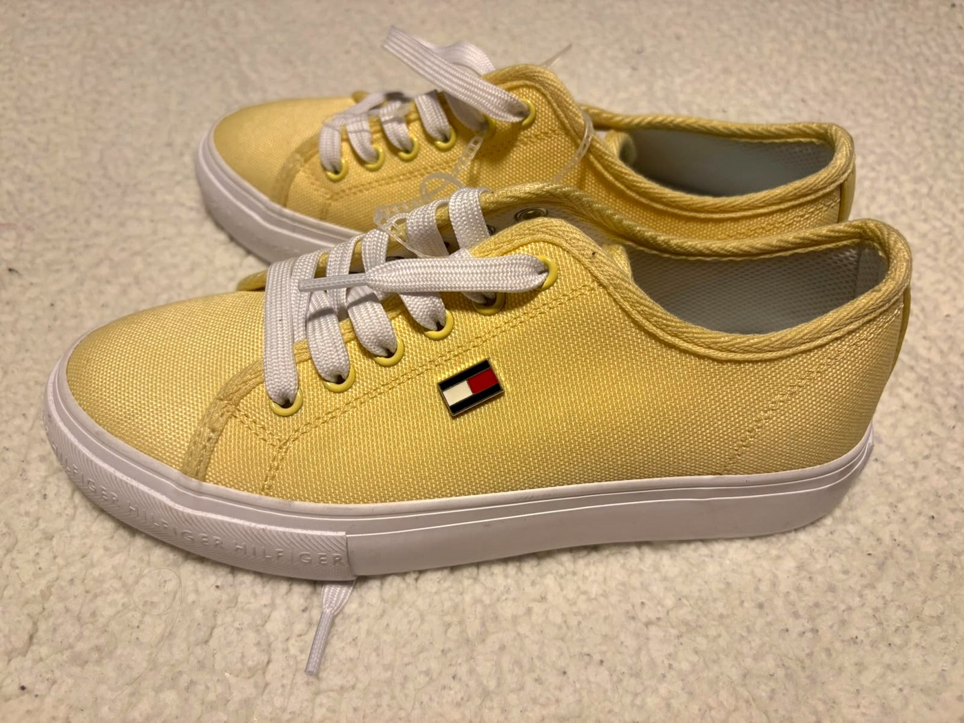 Zapatillas Tommy Hilfiger de Lona Amarillas